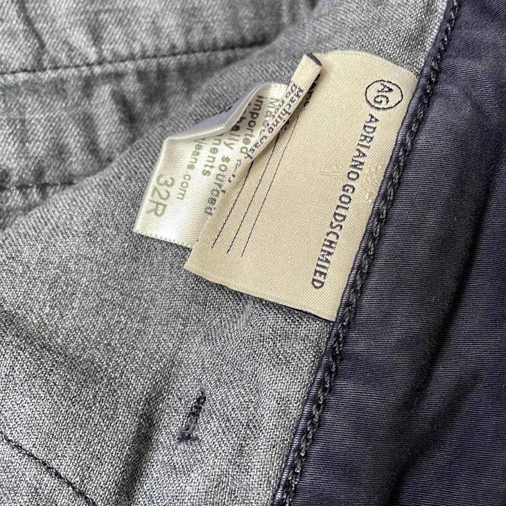 AG Navy Tailored shorts relaxed Griffin style - Picture 3 of 4